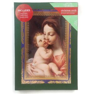 Mary & Baby Jesus Box of Christmas Cards 14 Count